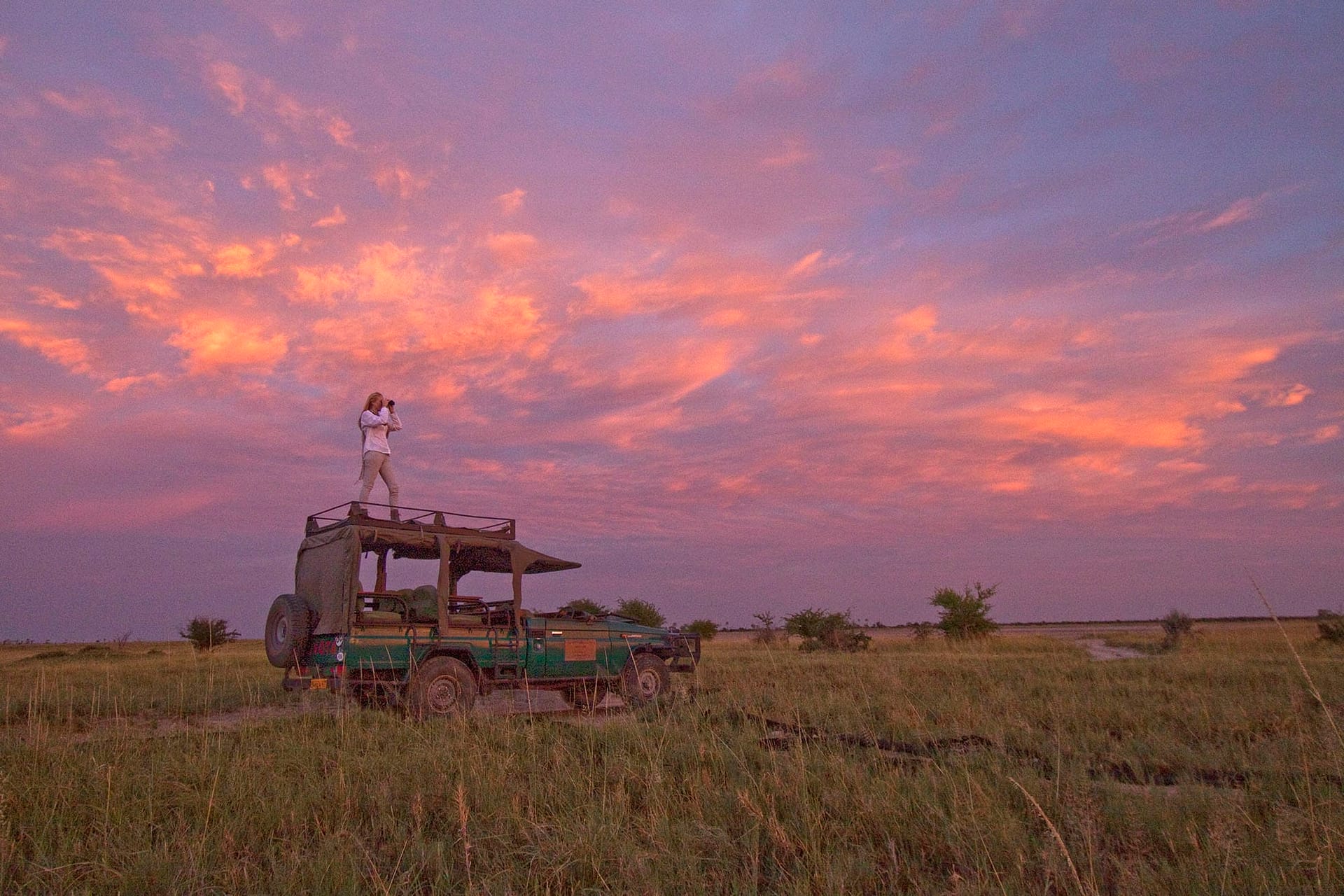 Daybreak in the Kalahari, Botswana